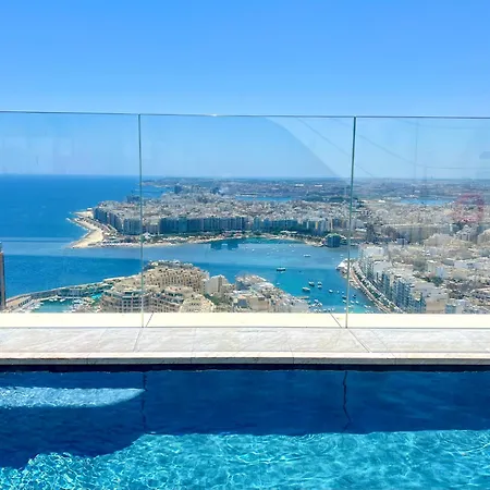 Luxury Little Gem Mercury Tower With Rooftop Pool By Arcobnb * St. Julian's
