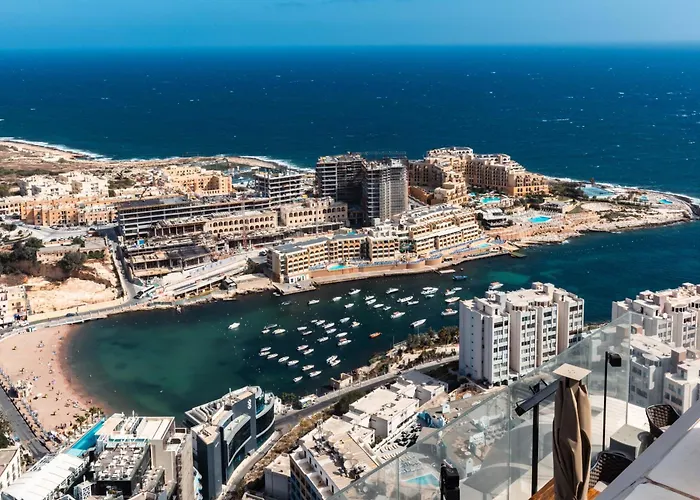 アパート Luxury Little Gem Mercury Tower W Rooftop Pool By Arco Collection Saint Julian's